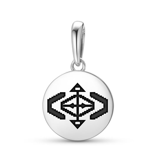 Tortoise Protection Lakota Sioux Symbols Pendant Dangle Charm