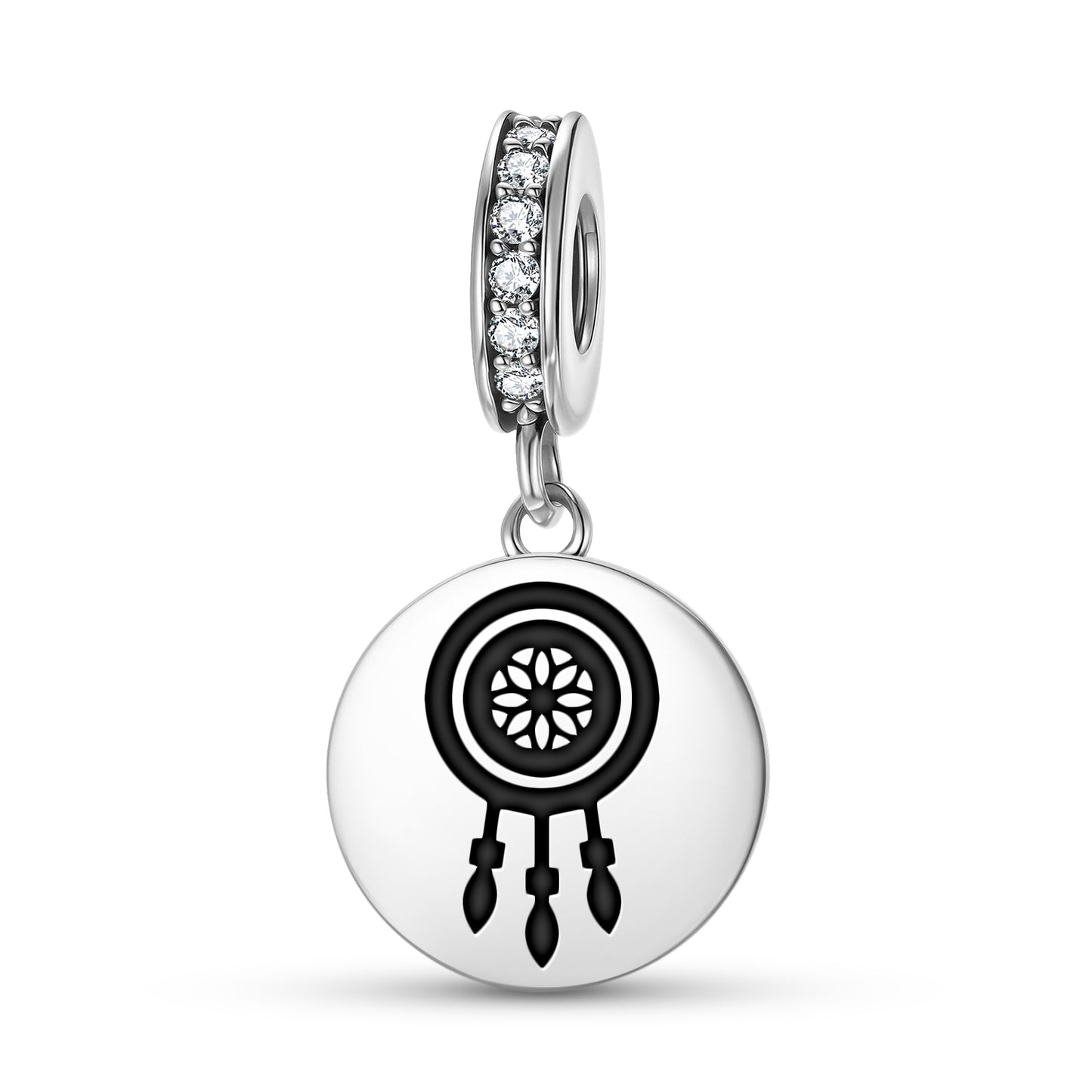 Dreamcatcher Lakota Sioux Symbols Pendant Dangle Charm