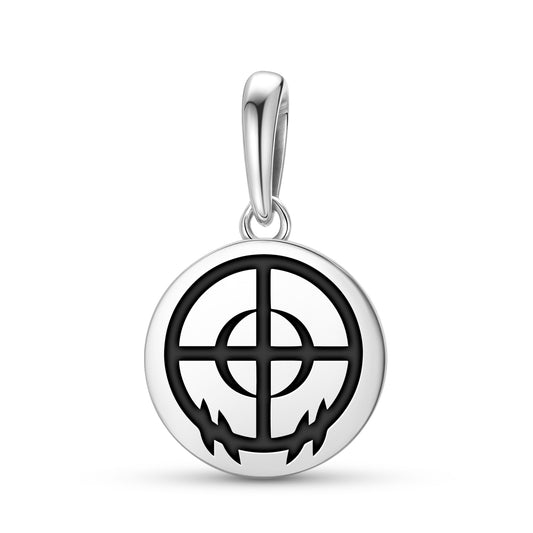 Universal Wheel – medicine shield Lakota Sioux Symbols Pendant Dangle Charm