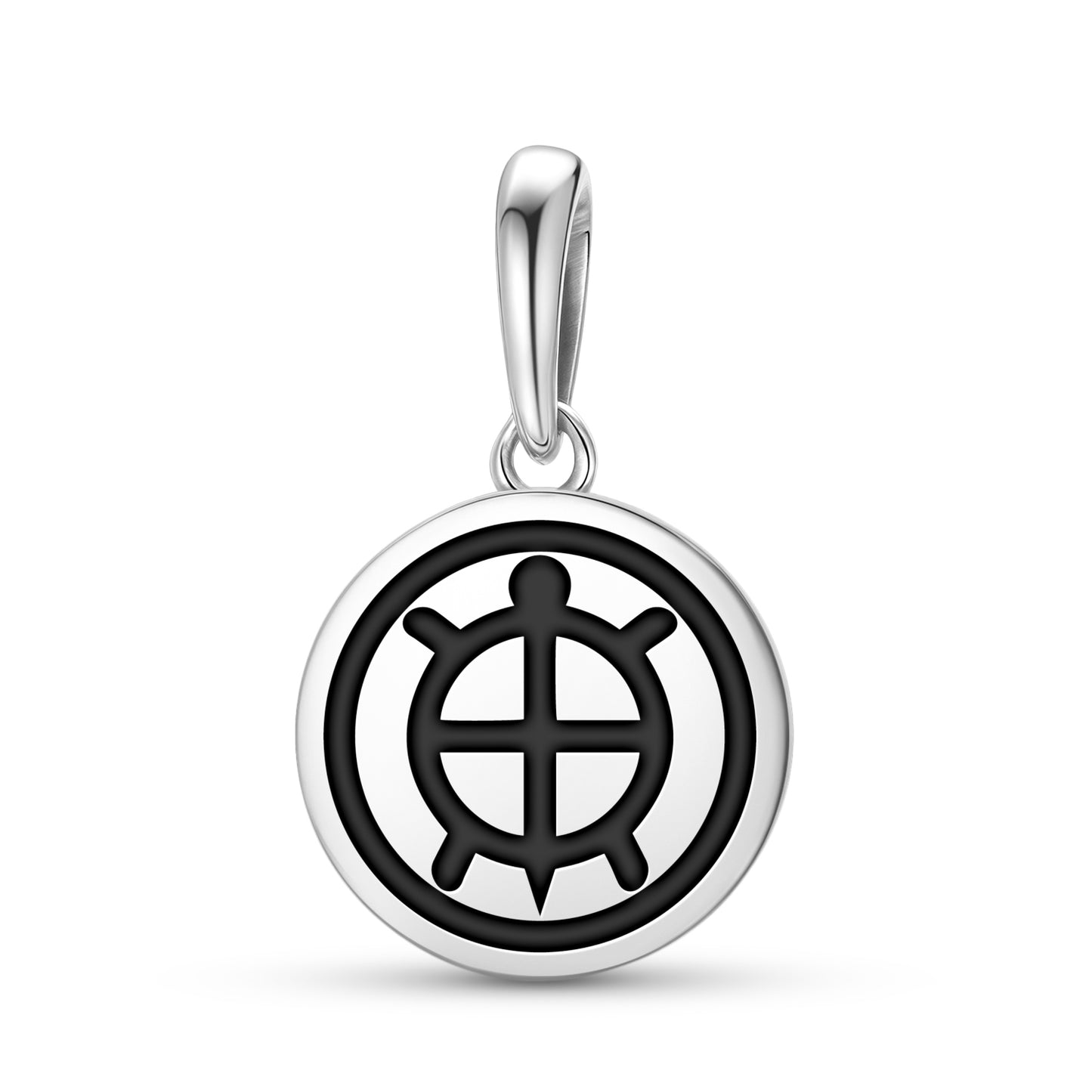 Tortoise Umbilical Bag Lakota Sioux Symbols Pendant Dangle Charm