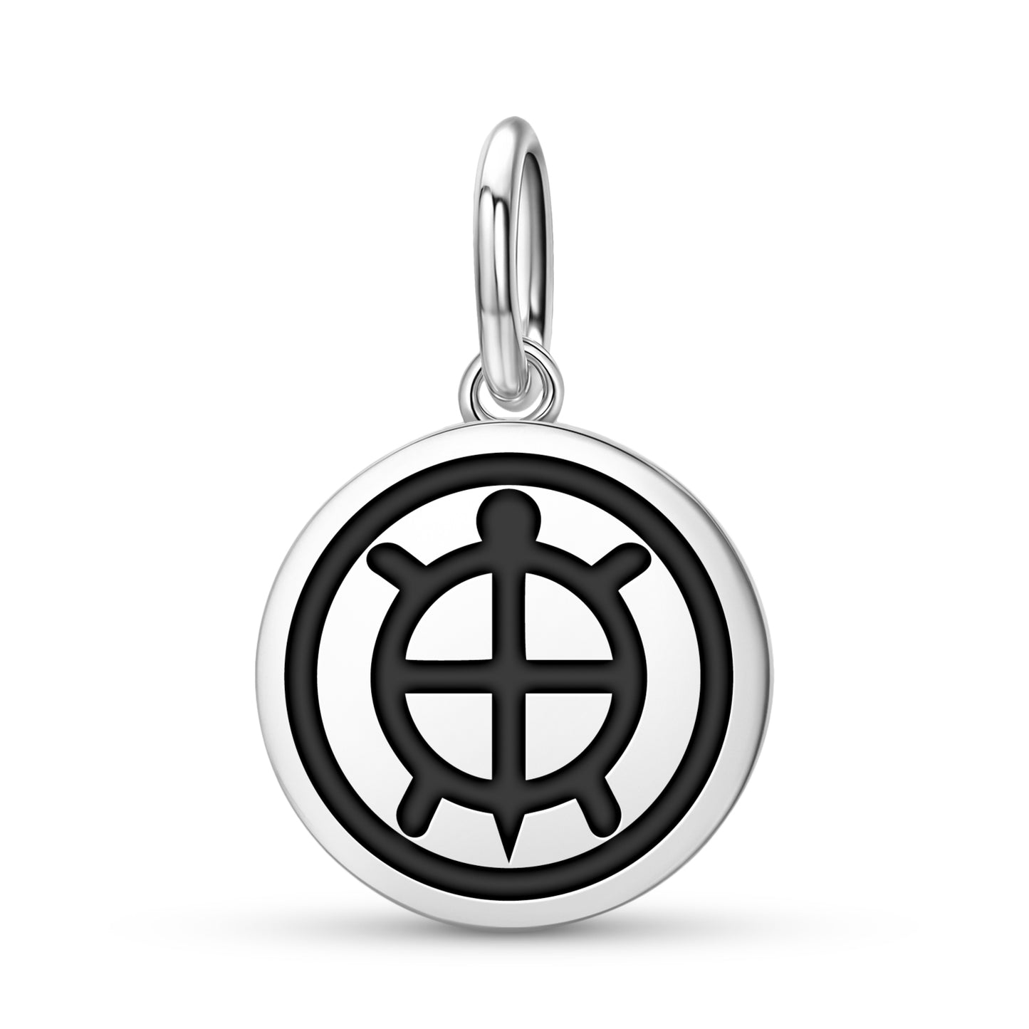 Tortoise Umbilical Bag Lakota Sioux Symbols Pendant Dangle Charm