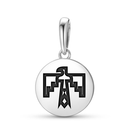 Thunderbird Lakota Sioux Symbols Pendant Dangle Charm
