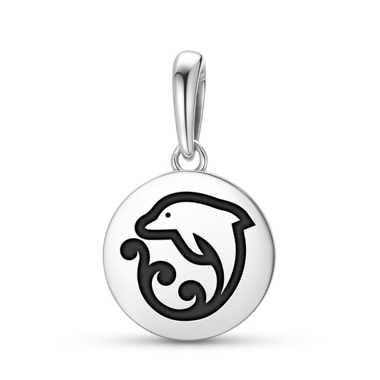 Koru Aihe Maori Symbols Pendant Dangle Charm