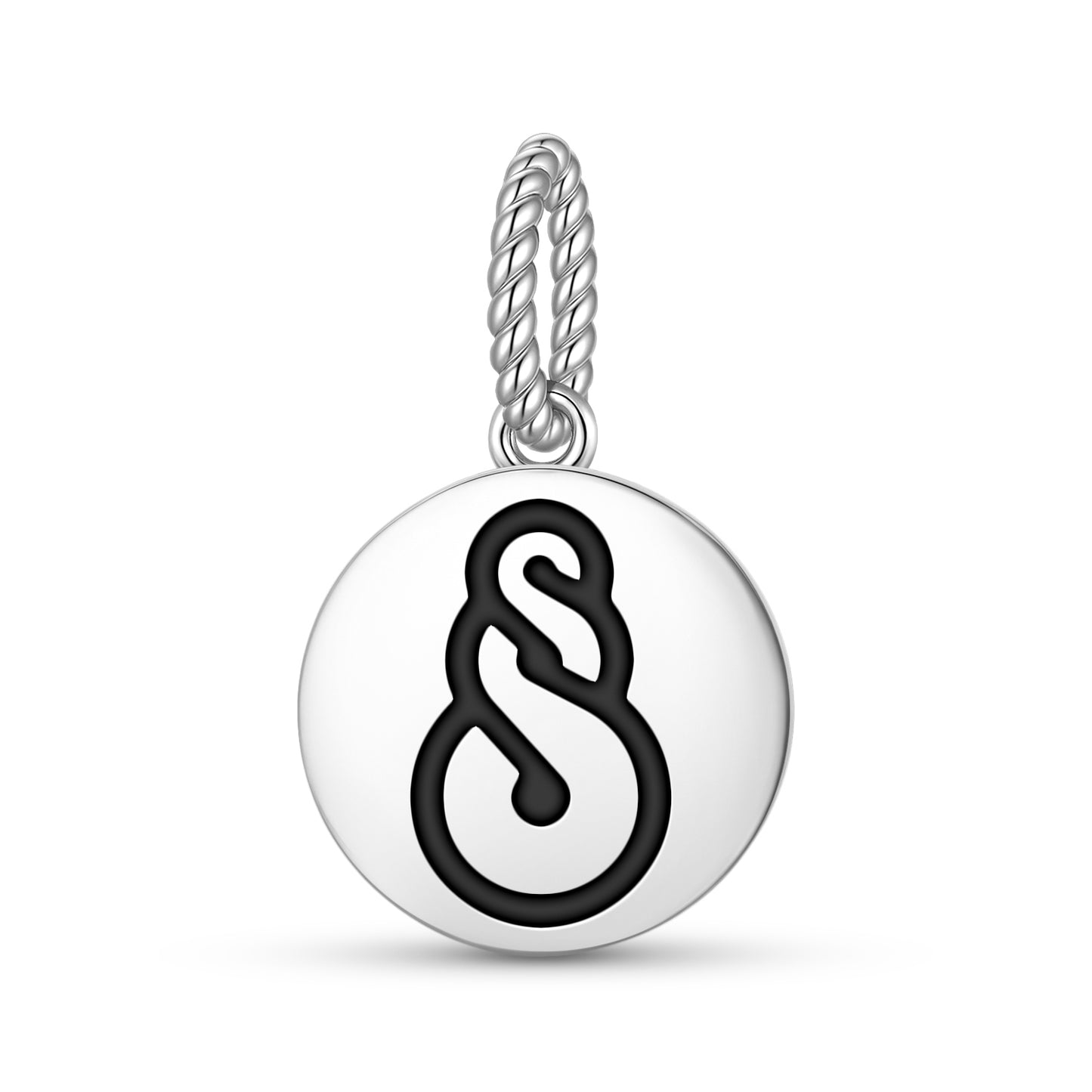 Pikorua – Double Twist Maori Symbols Pendant Dangle Charm