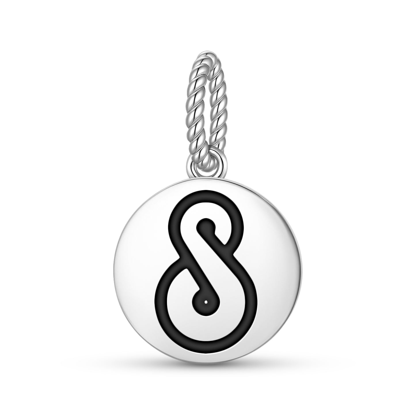 Pikorua – Single Twist Maori Symbols Pendant Dangle Charm