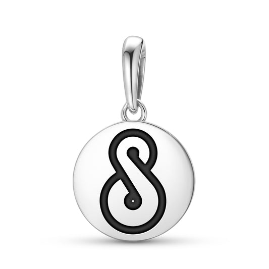 Pikorua – Single Twist Maori Symbols Pendant Dangle Charm