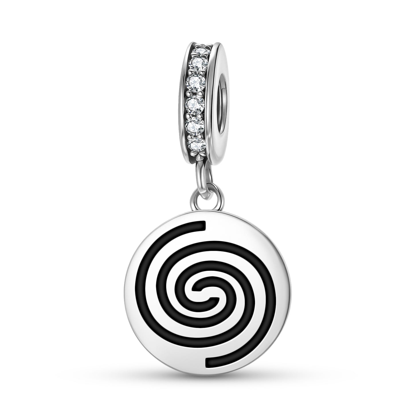 Spiral Taino Symbols Pendant Dangle Charm
