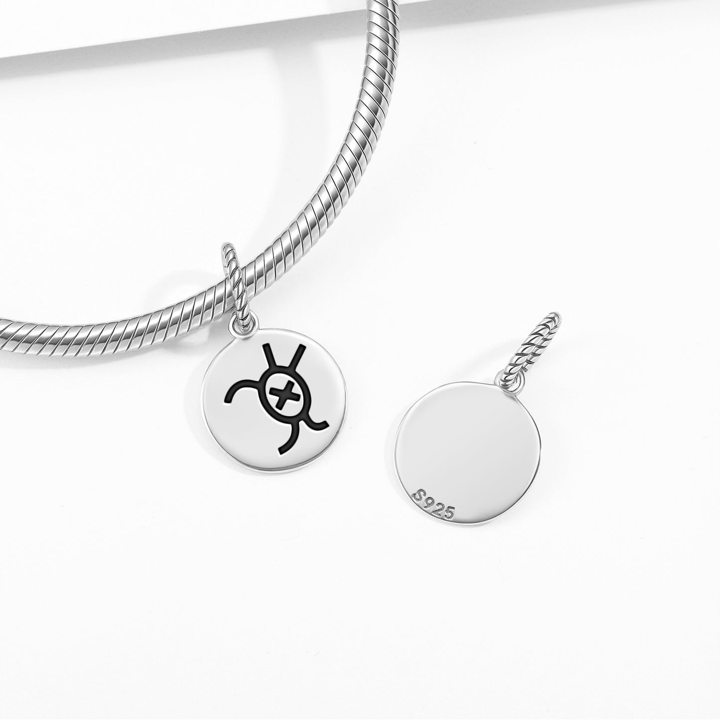 Turtle Taino Symbols Pendant Dangle Charm