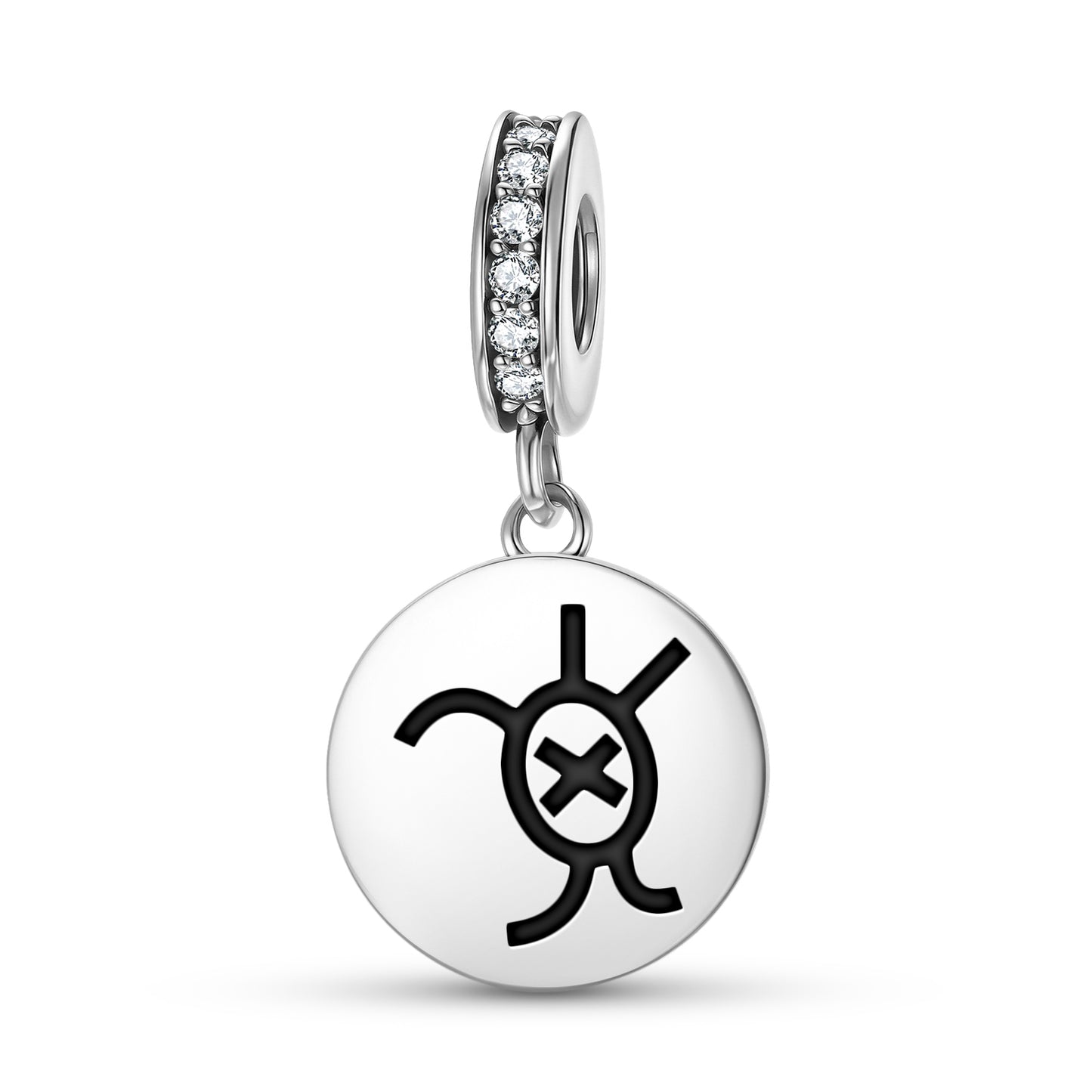 Turtle Taino Symbols Pendant Dangle Charm