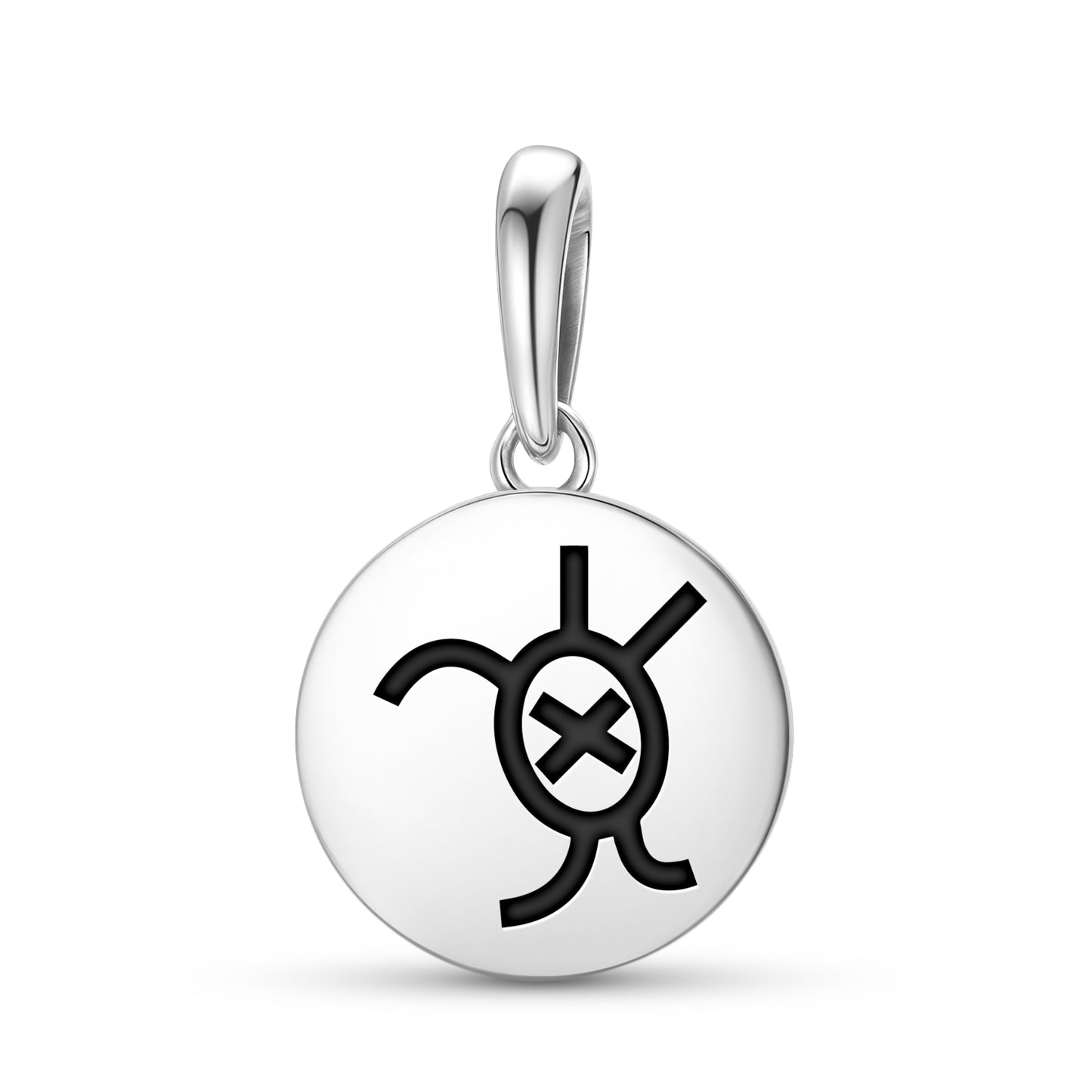 Turtle Taino Symbols Pendant Dangle Charm