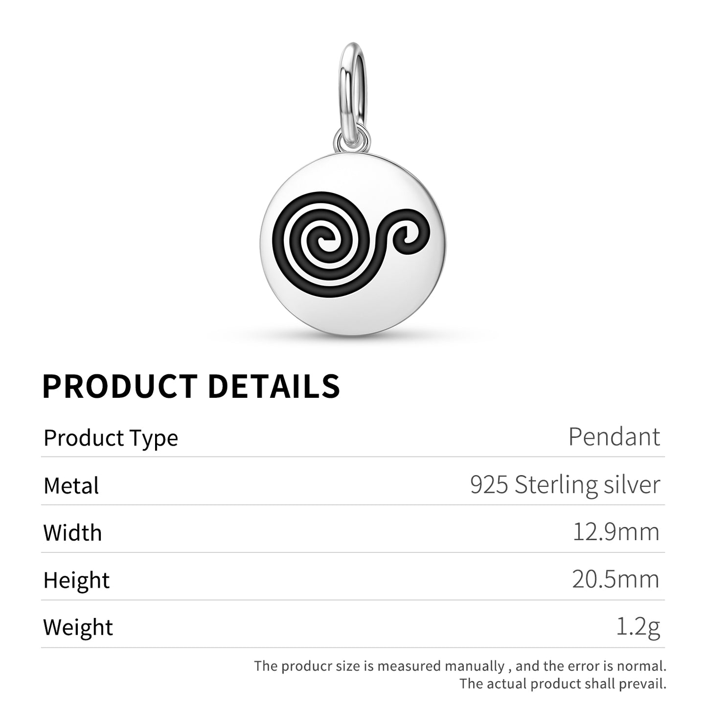 Snail conch Taino Symbols Pendant Dangle Charm