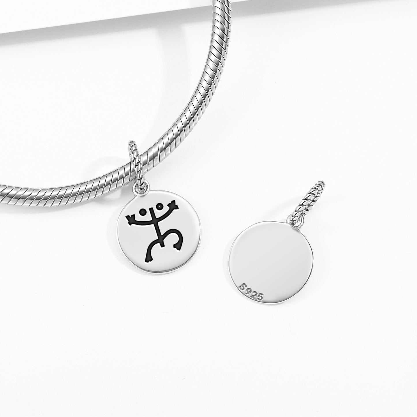 Toa Taino Symbols Pendant Dangle Charm