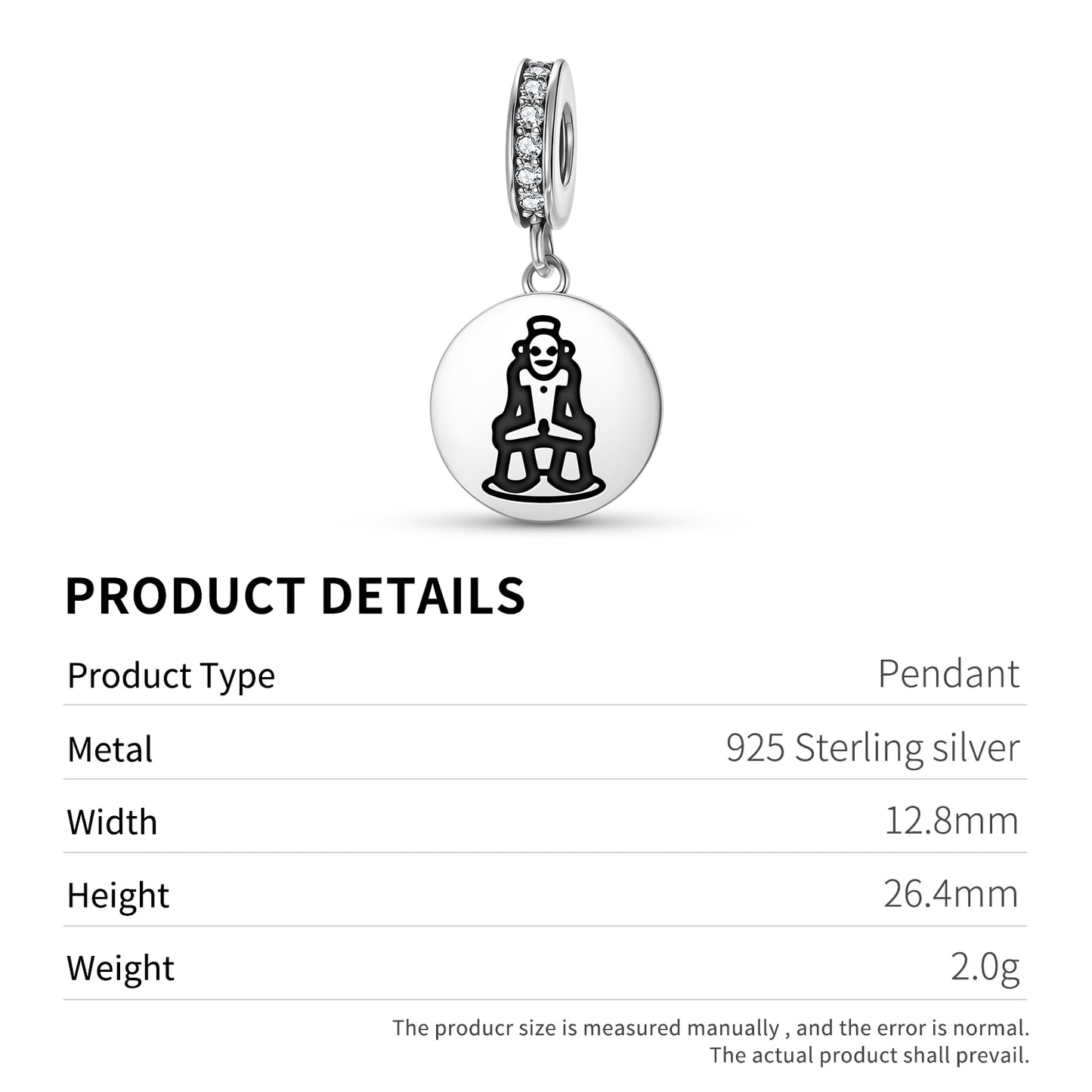 God of Cohoba Taino Symbols Pendant Dangle Charm