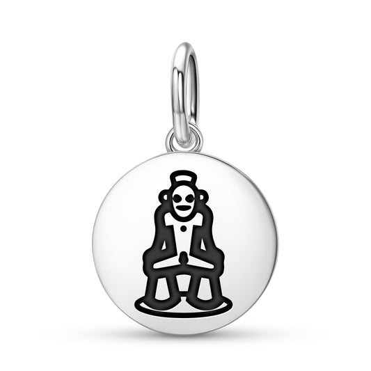 God of Cohoba Taino Symbols Pendant Dangle Charm