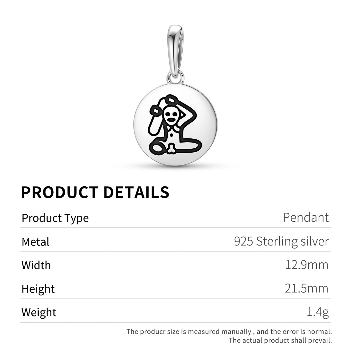 God of force Taino Symbols Pendant Dangle Charm