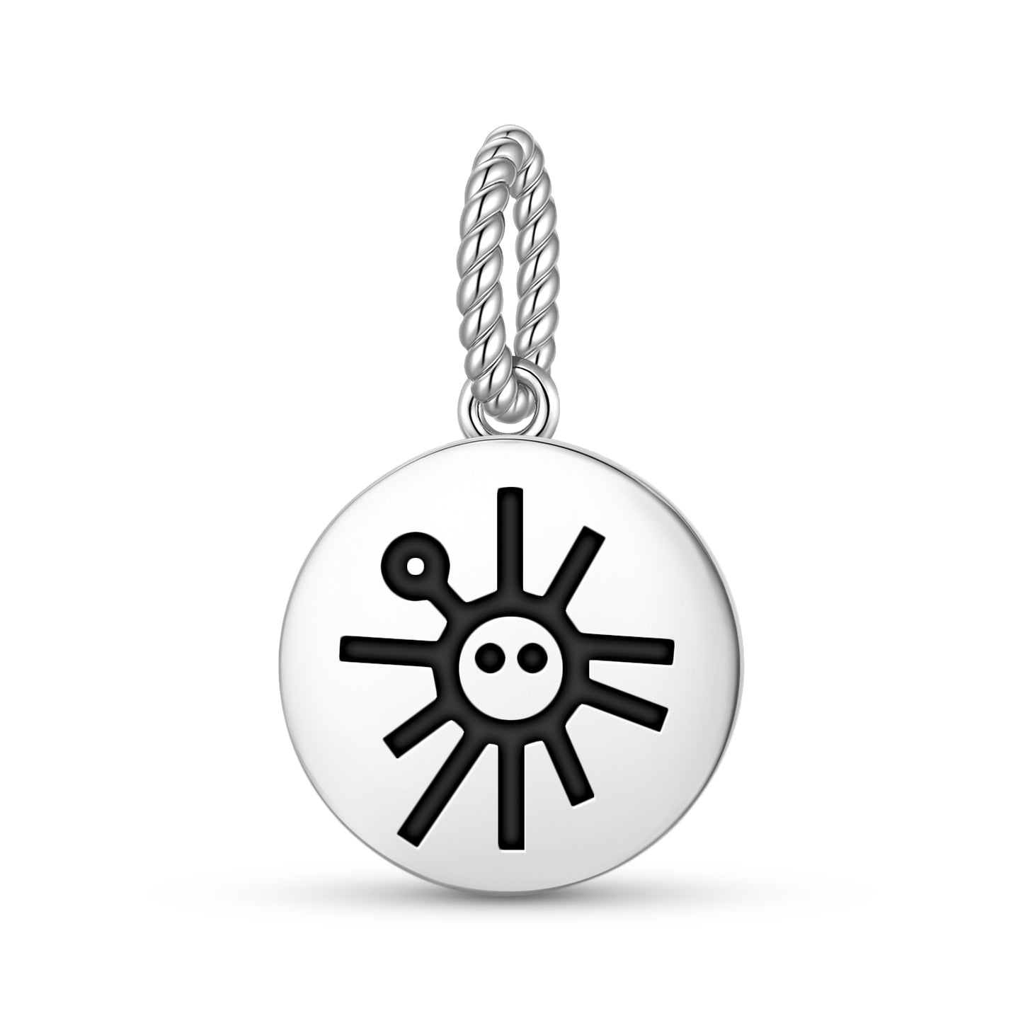 Sun God Taino Symbols Pendant Dangle Charm