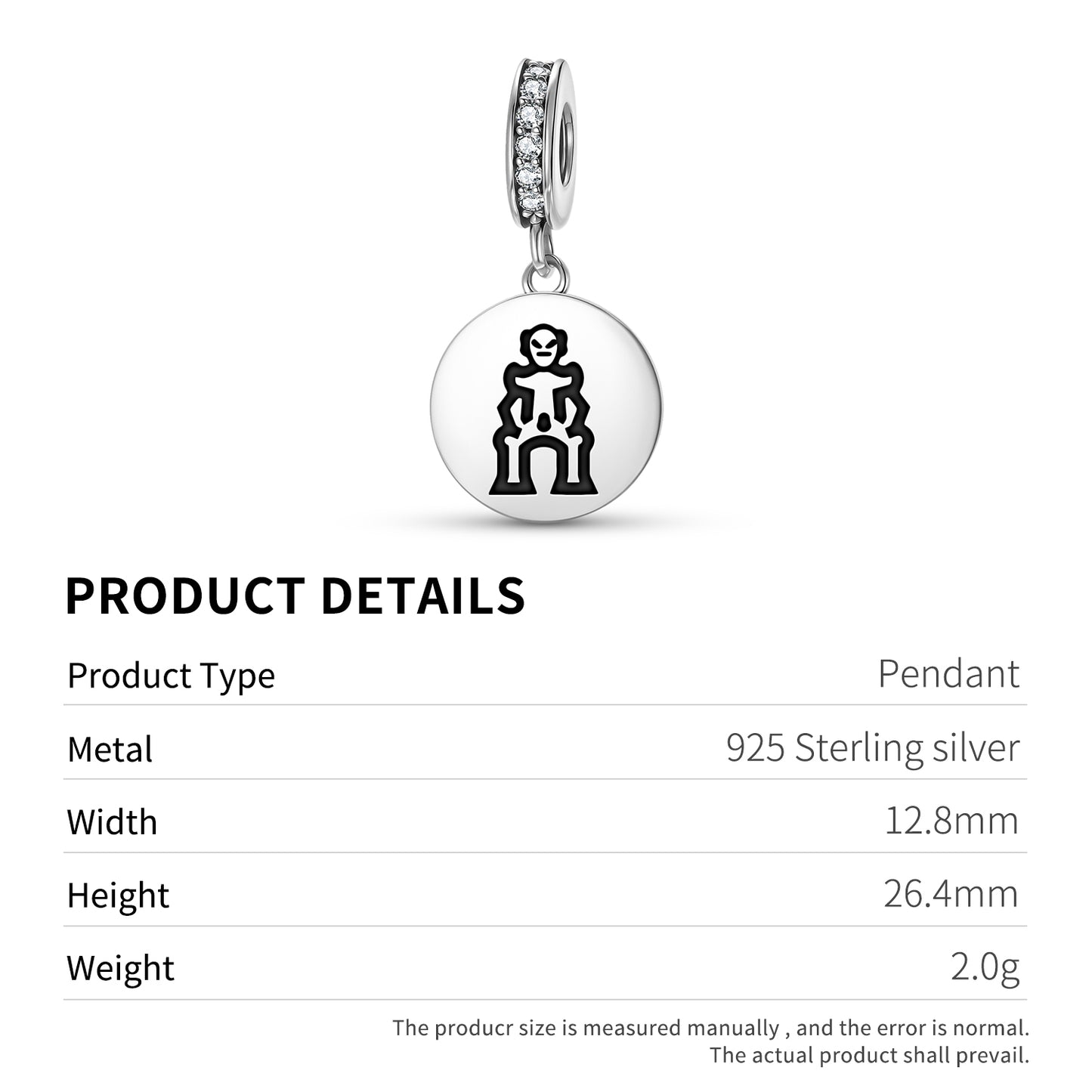 Dimivan Caracaracol Taino Symbols Pendant Dangle Charm