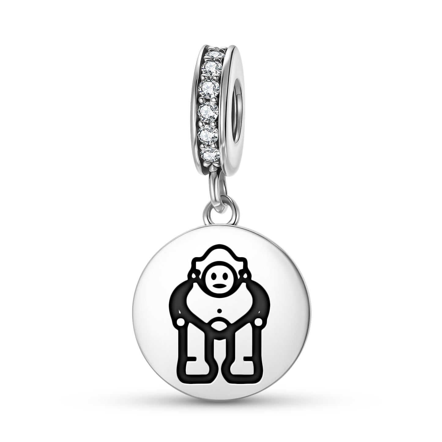 Itiva tahuvava Taino Symbols Pendant Dangle Charm
