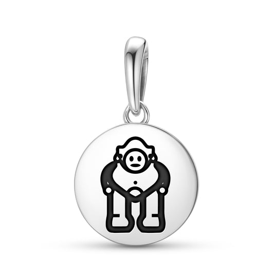 Itiva tahuvava Taino Symbols Pendant Dangle Charm