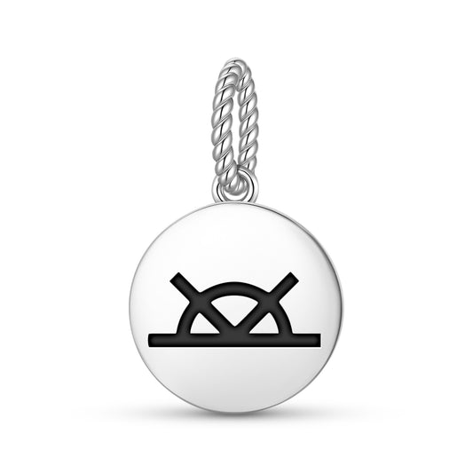 Healing Native Rock Art Symbols Pendant Dangle Charm