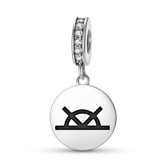 Healing Native Rock Art Symbols Pendant Dangle Charm