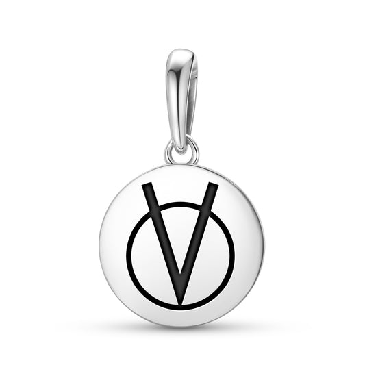 Patience Native Rock Art Symbols Pendant Dangle Charm