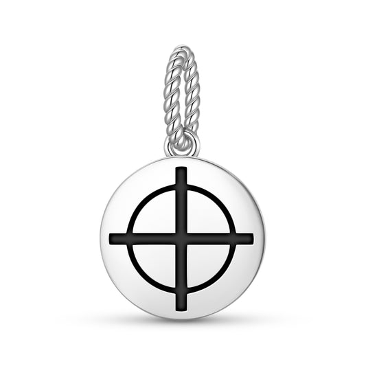 Human Transformation Native Rock Art Symbols Pendant Dangle Charm