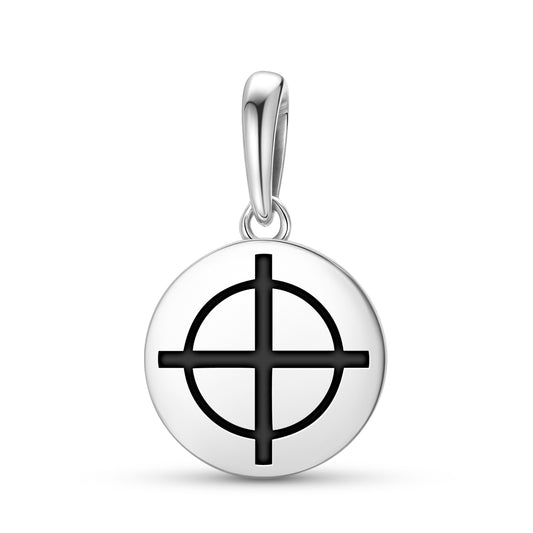 Human Transformation Native Rock Art Symbols Pendant Dangle Charm