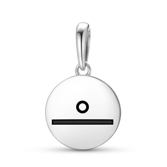 Energy of Silence Native Rock Art Symbols Pendant Dangle Charm