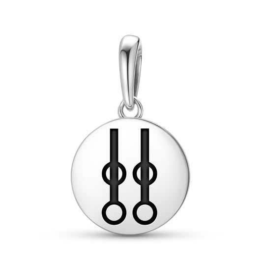 Prophecy Native Rock Art Symbols Pendant Dangle Charm