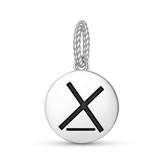 Wise Influence Native Rock Art Symbols Pendant Dangle Charm