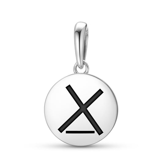 Wise Influence Native Rock Art Symbols Pendant Dangle Charm