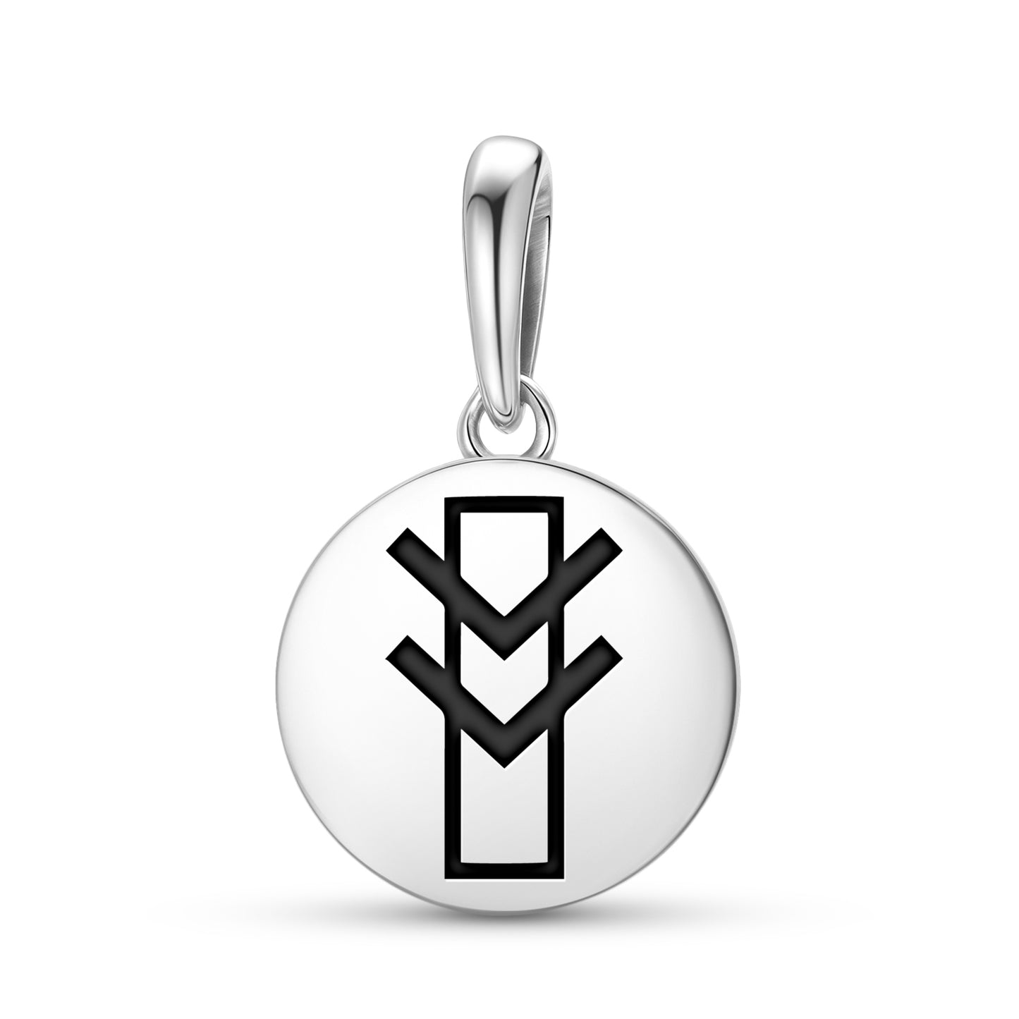 Inner Power Native Rock Art Symbols Pendant Dangle Charm