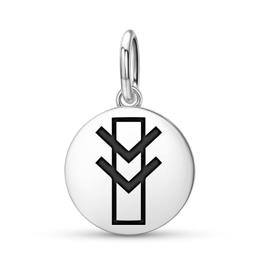 Inner Power Native Rock Art Symbols Pendant Dangle Charm