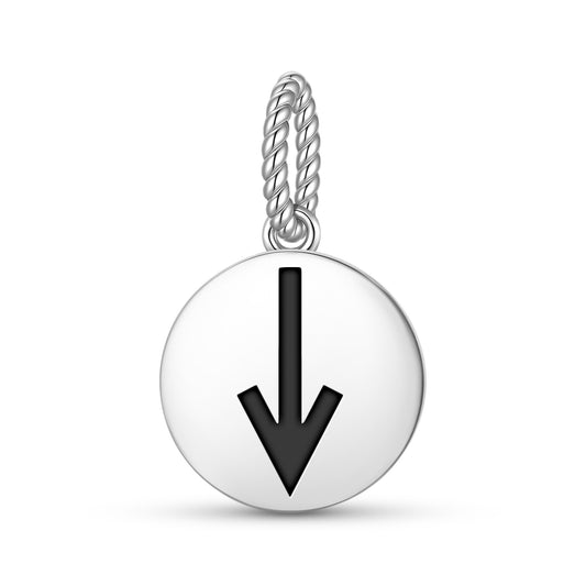Prophetic Ability Native Rock Art Symbols Pendant Dangle Charm