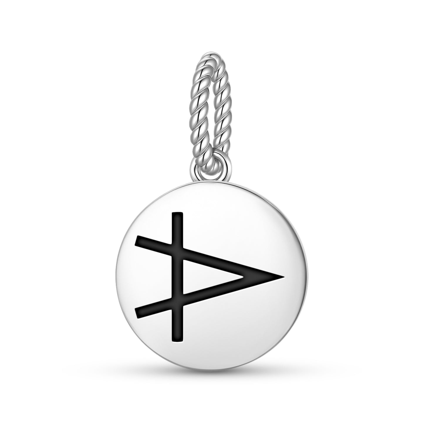 Time to Change Native Rock Art Symbols Pendant Dangle Charm
