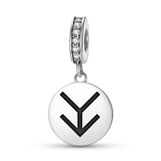 Wedding Native Rock Art Symbols Pendant Dangle Charm