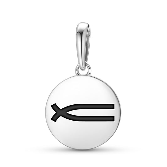 Family Native Rock Art Symbols Pendant Dangle Charm