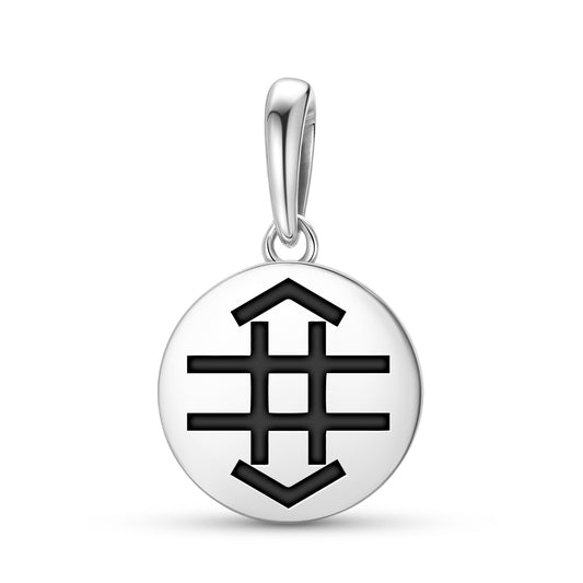 Work Native Rock Art Symbols Pendant Dangle Charm
