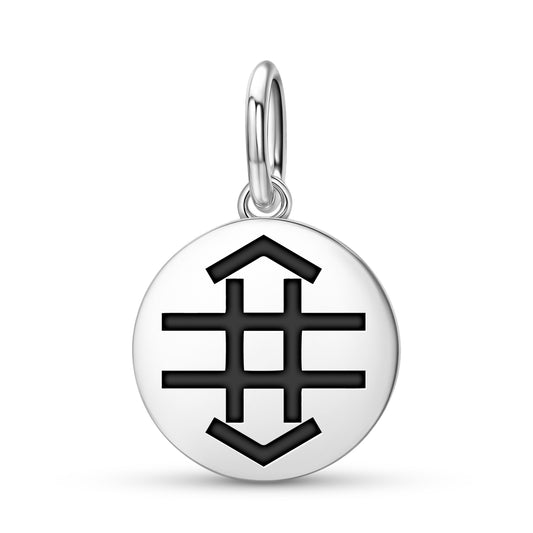 Work Native Rock Art Symbols Pendant Dangle Charm