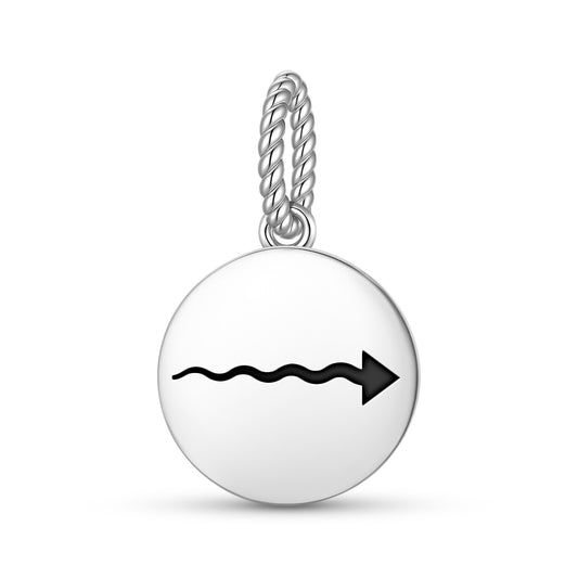 Acceleration Native Rock Art Symbols Pendant Dangle Charm