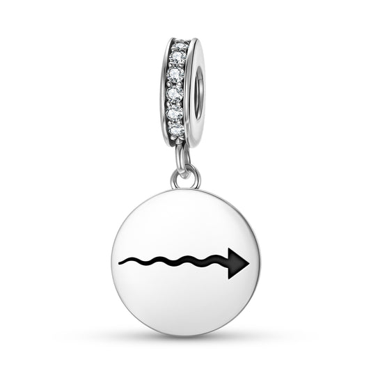 Acceleration Native Rock Art Symbols Pendant Dangle Charm