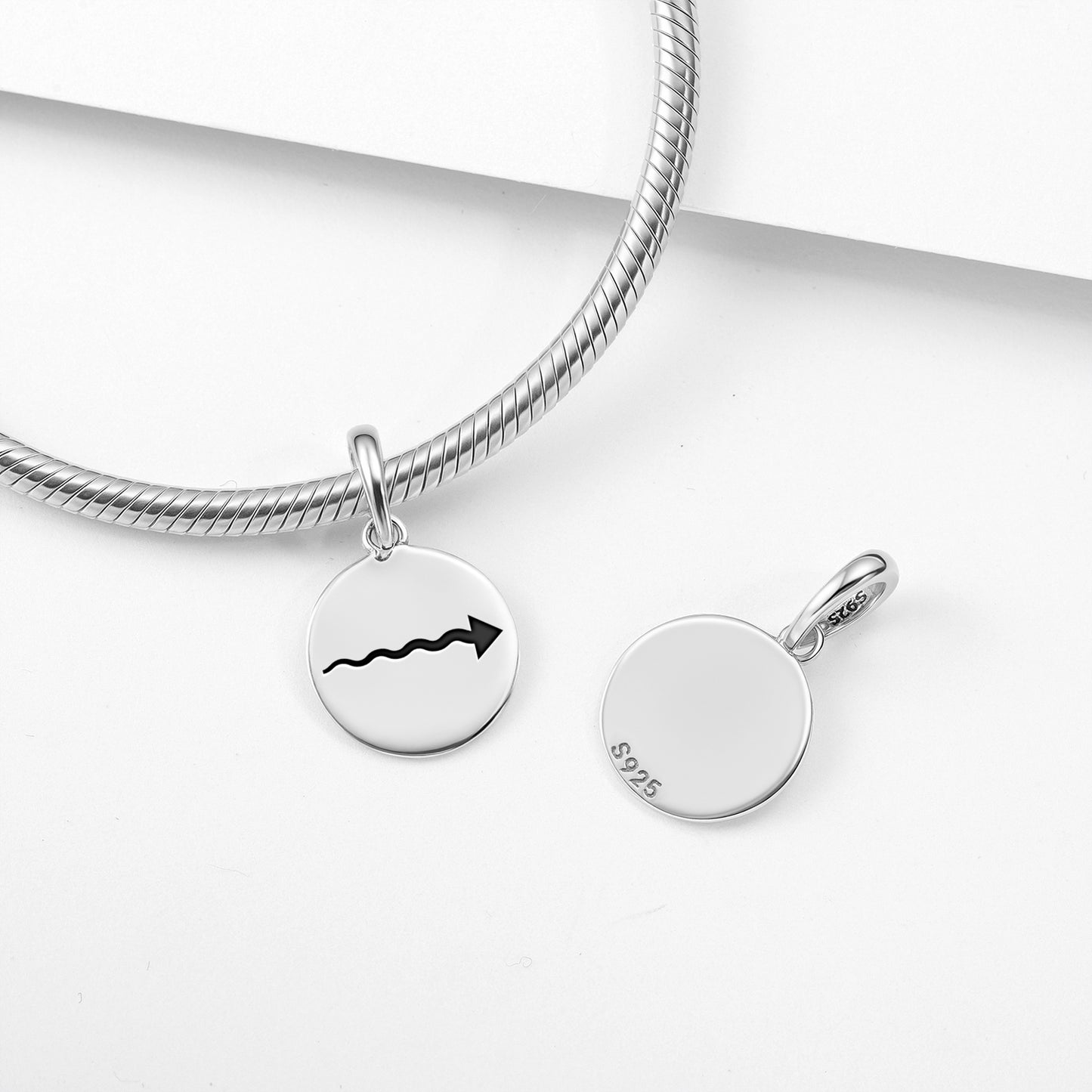 Acceleration Native Rock Art Symbols Pendant Dangle Charm