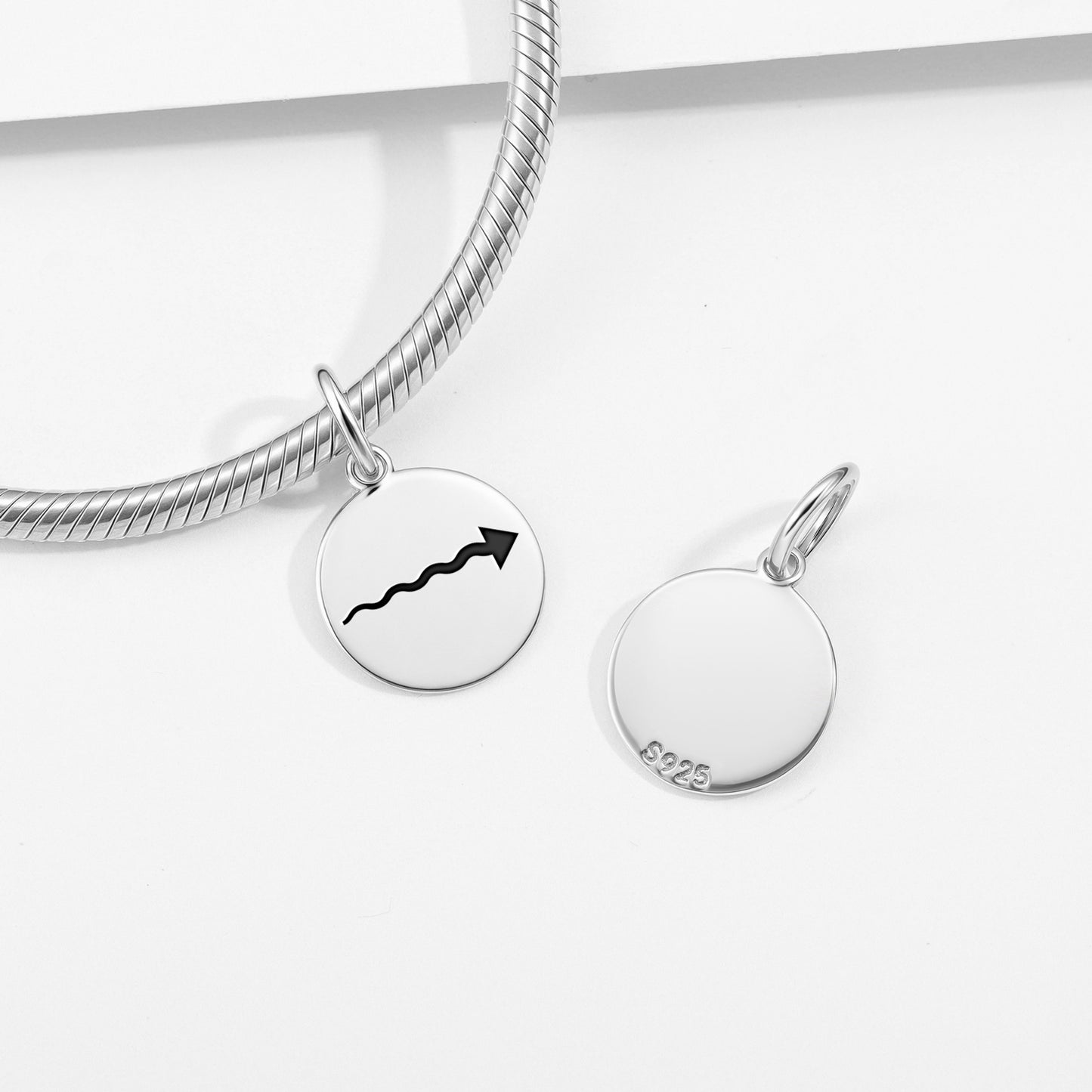 Acceleration Native Rock Art Symbols Pendant Dangle Charm