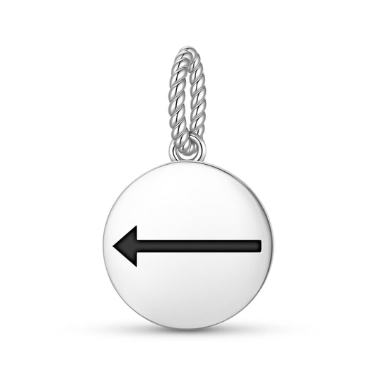 Wish Realization Native Rock Art Symbols Pendant Dangle Charm