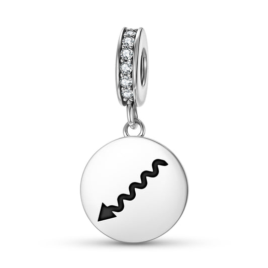 Wisdom Native Rock Art Symbols Pendant Dangle Charm