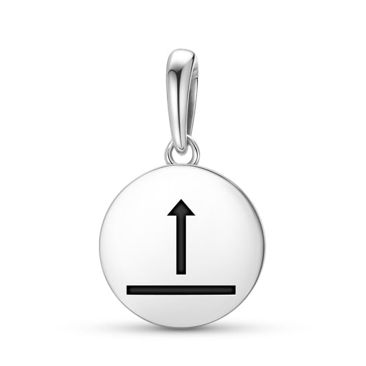 Omnipresence Native Rock Art Symbols Pendant Dangle Charm