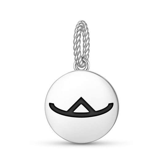 Firmness Native Rock Art Symbols Pendant Dangle Charm