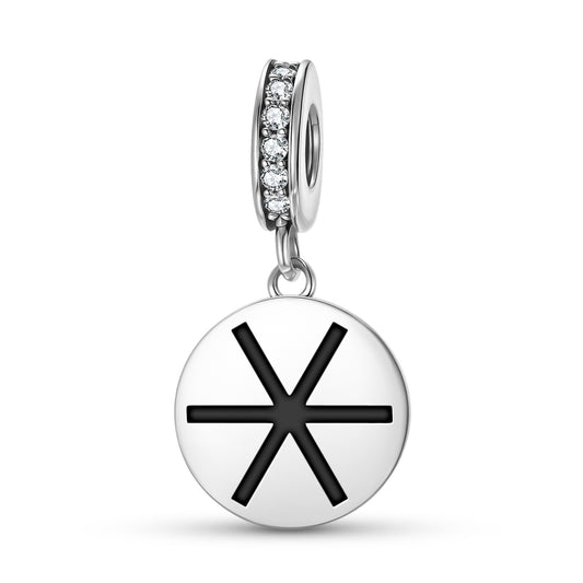 Charisma Native Rock Art Symbols Pendant Dangle Charm