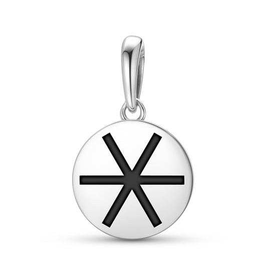 Charisma Native Rock Art Symbols Pendant Dangle Charm